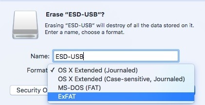 usb external drive for mac fat or ntfs
